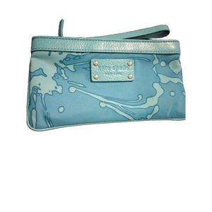 kate spade wristlet Color Teal Ha Stwo Pockets Inside Has Zipper Closure